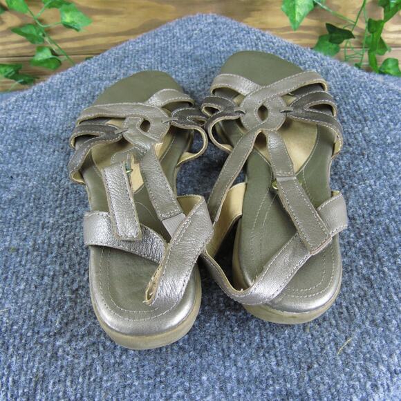 Naturalizer Women's Cooper Strappy Taupe Leather Sz 8 Medium Gently Used 2025 - Picture 4 of 6